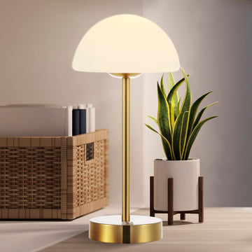 Xavier 12.5" Modern Minimalist Iron Rechargeable Integrated LED Table Lamp